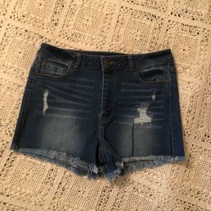 Blue Jean shorts size large